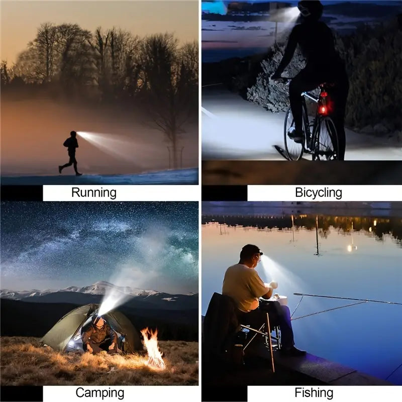 Multi-mode 5 LED headlight l Brighten Up Your Outdoor Adventures!