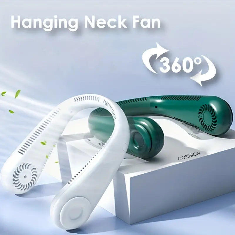 Wingless Mini Recharge Neck Fan l Your savior in hot weather, outdoor activities