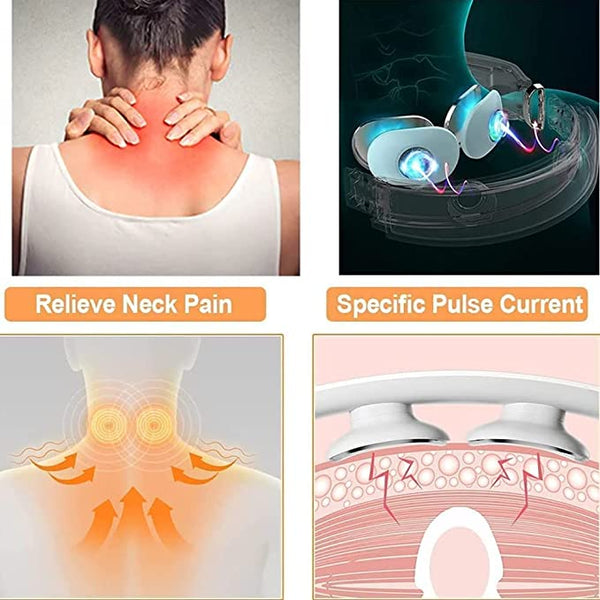EMS Neck Electric Massage Device Body Shoulder Pain Relief