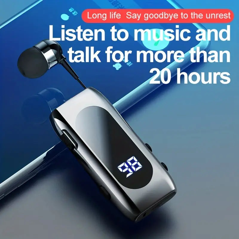 Clothespin bluetooth headset l Suitable for all activities, not afraid to drop the headset