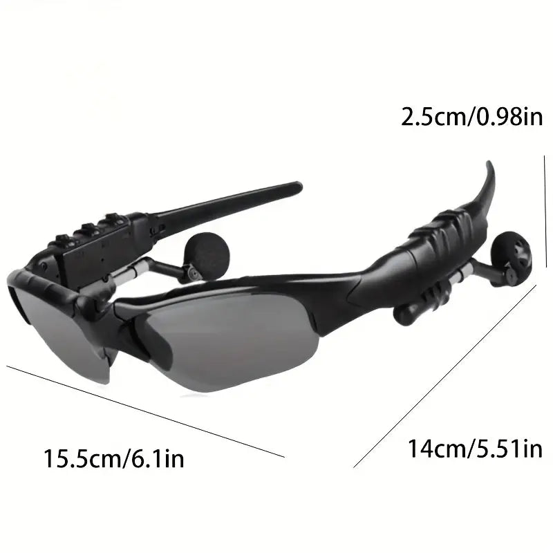 Japanese glasses with built-in bluetooth 5.0 headset l Answer the phone anywhere easy