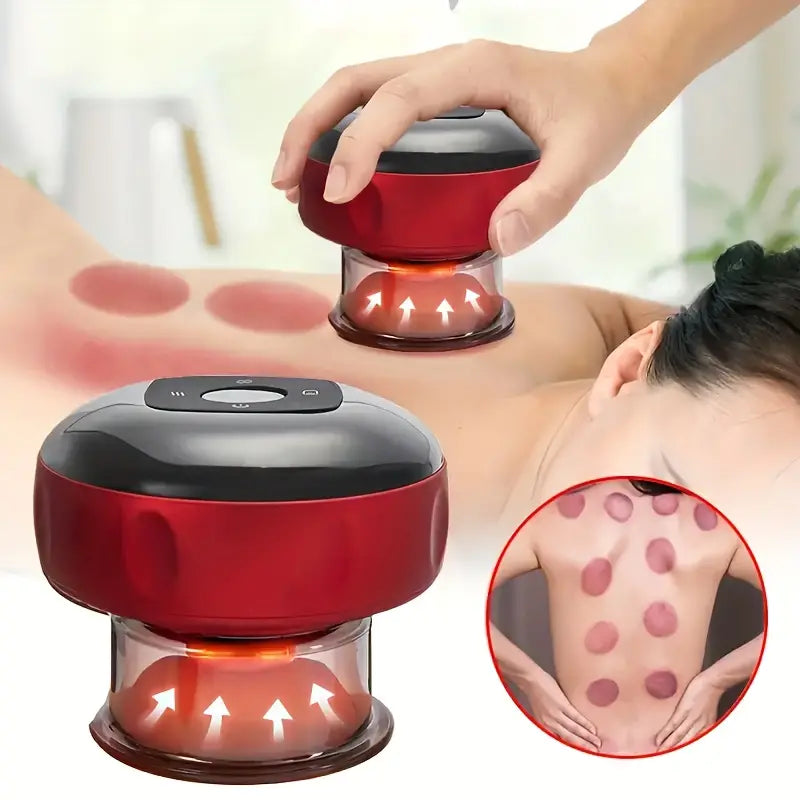 Electric Cupping Therapy Tool With Red Light