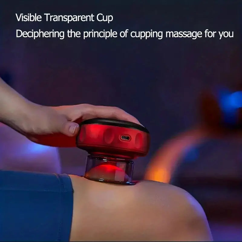 Electric Cupping Therapy Tool With Red Light