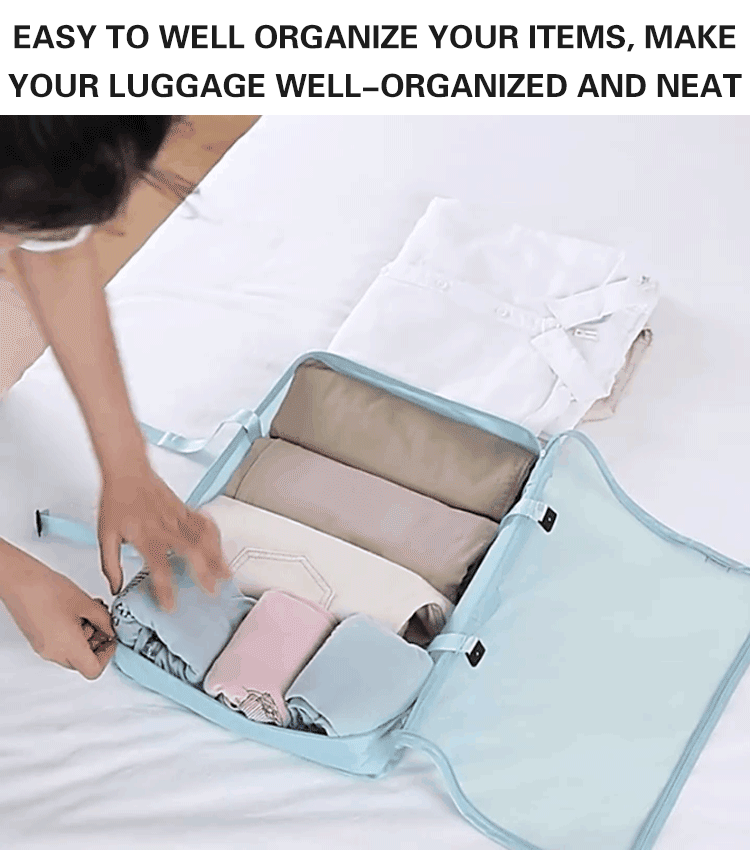 6 in 1 Foldable Travel Organizer Bag Set Travel Packing Luggage Organizer Bags