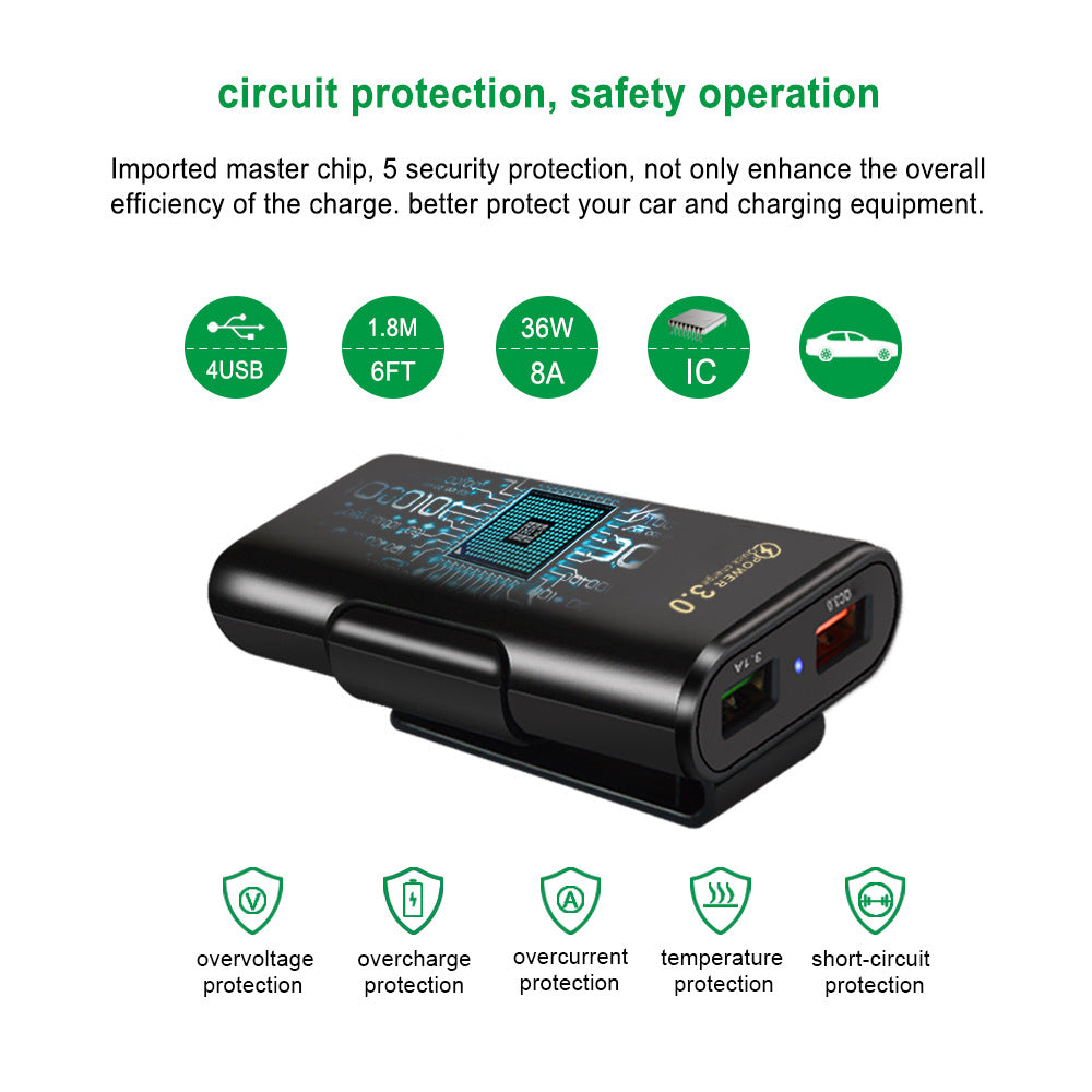 Copy of Power Bank With 4 Charging Cords Suitable For All Phones