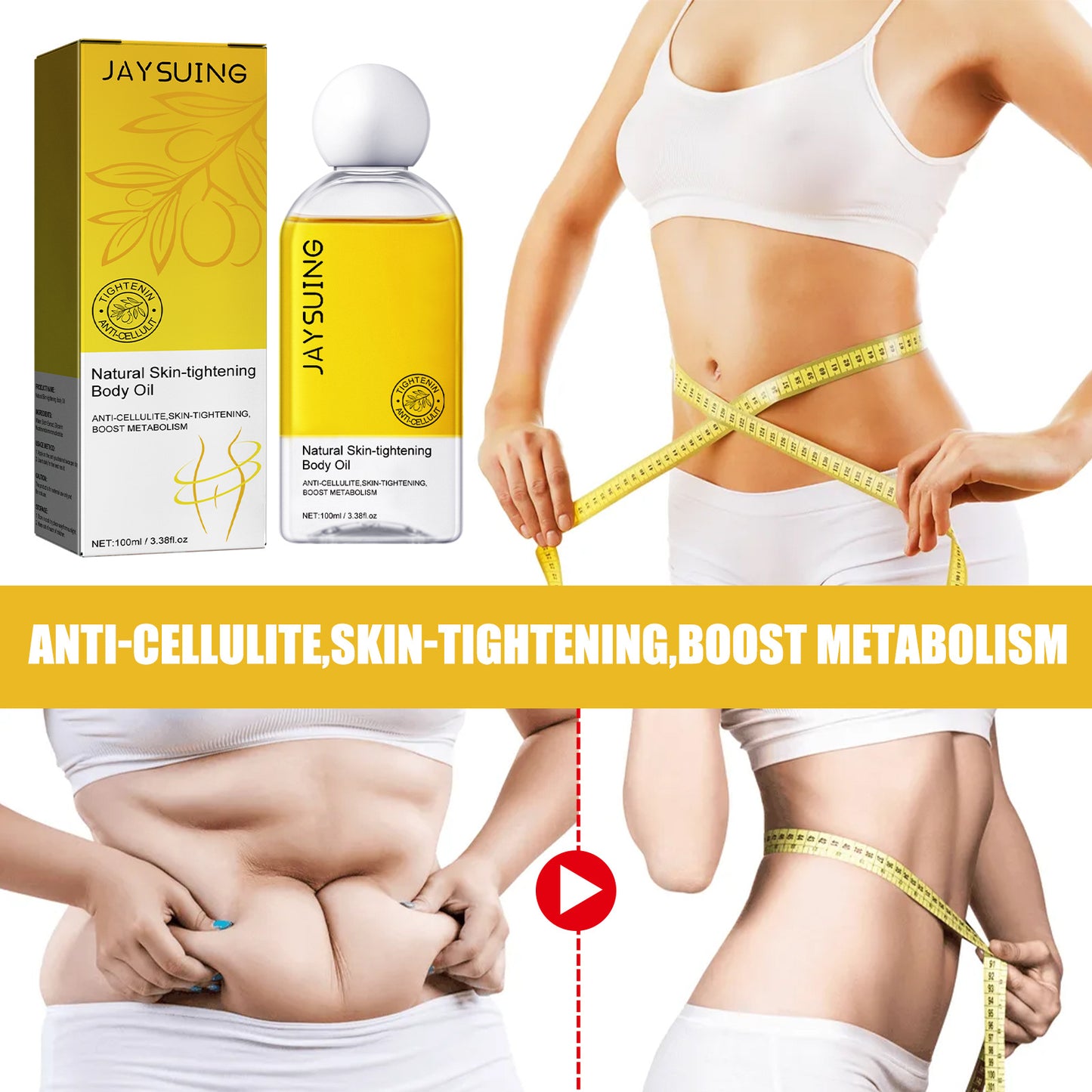 Japanese massage essence to shape the body, gain muscle and lose fat quickly