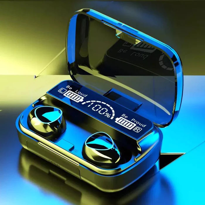Smart Touch Bluetooth Earbuds With Power Bank