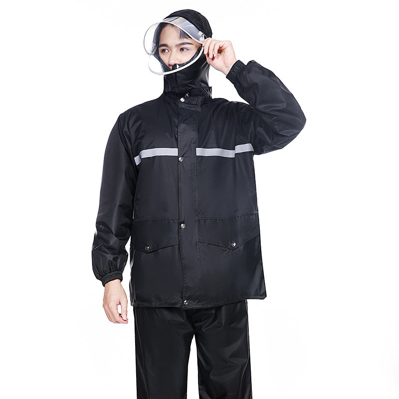 Raincoat Set with Hood and Windshield