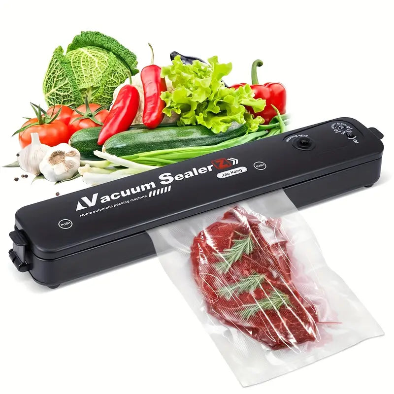 SGMSC Vacuum Sealer Machine, Automatic Fresh Food-Sealer, Food-saver (FREE 100 BAGS)