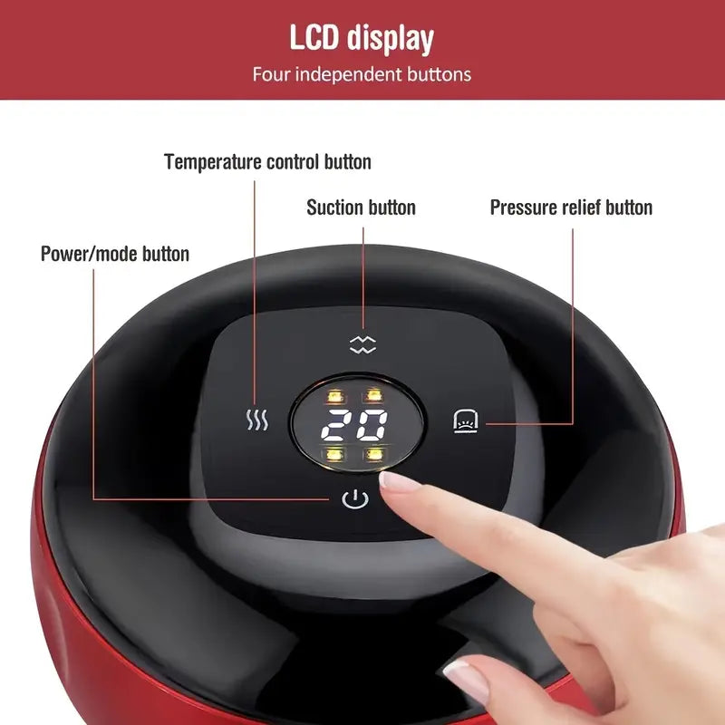 Electric Cupping Therapy Tool With Red Light