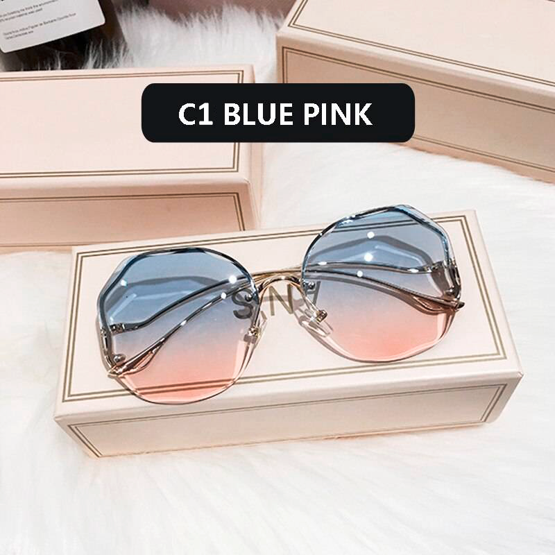 Hot Trend Sunglasses Fashion Vintage Ladies Stylish Design Oversized UV400 Sunglasses For Women