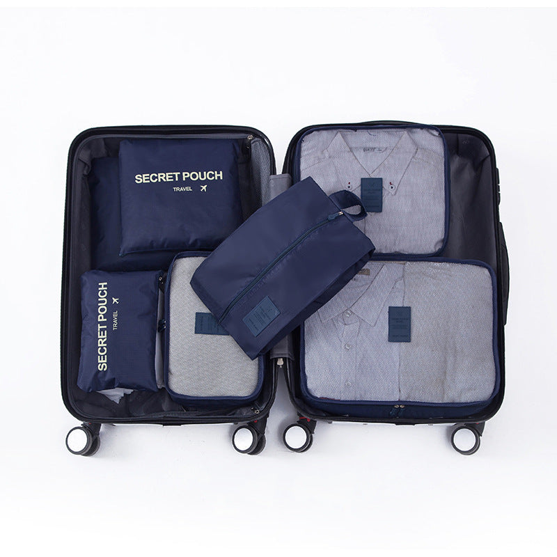 6 in 1 Foldable Travel Organizer Bag Set Travel Packing Luggage Organizer Bags