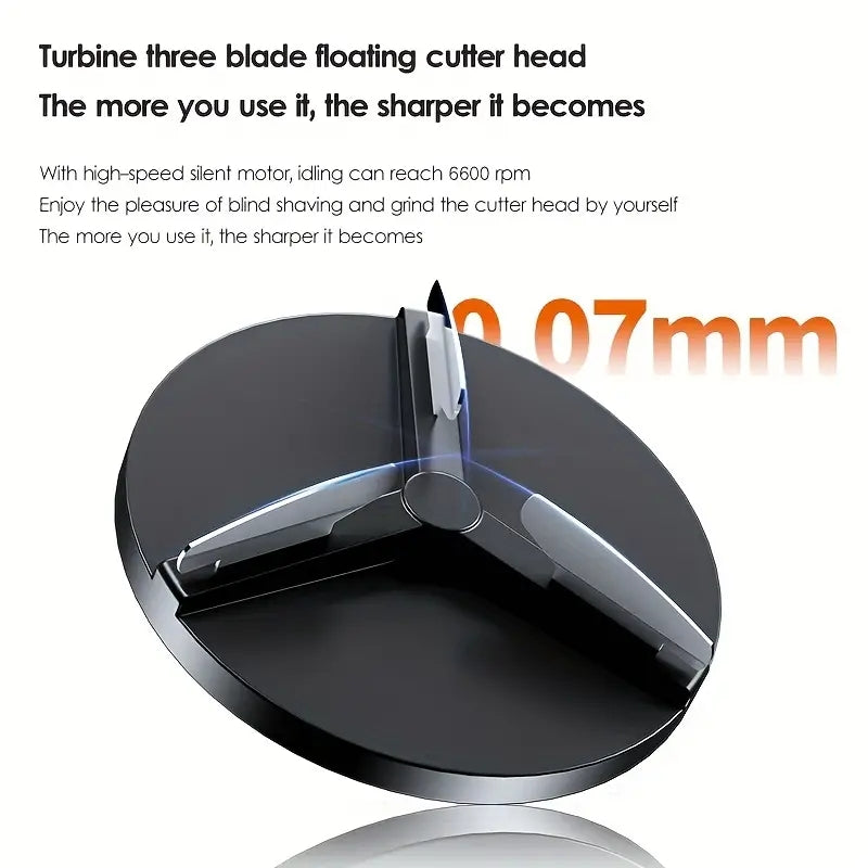 New Model Electric Mini Shaver With Japanese Technology Powerful Waterproof Auto-Sharpening Mechanism