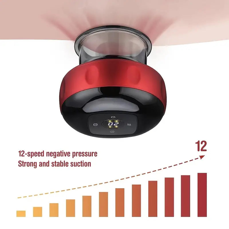 Electric Cupping Therapy Tool With Red Light