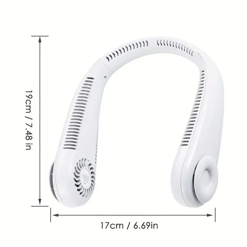 Wingless Mini Recharge Neck Fan l Your savior in hot weather, outdoor activities
