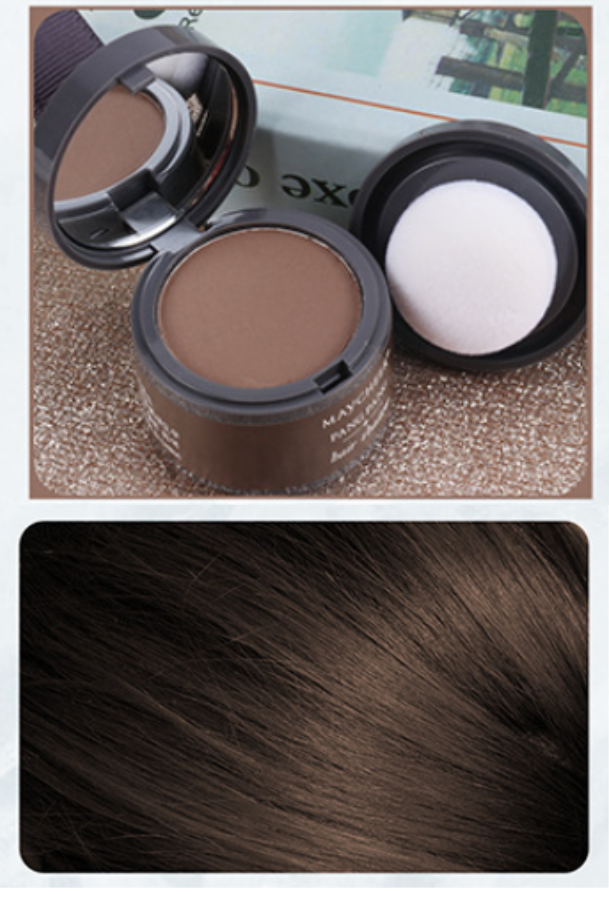 Hairline Powder Conceals Hair Loss and Instantly Fills In Bald Spots