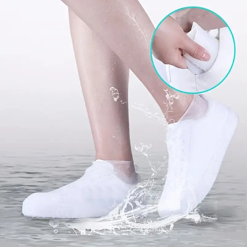 Unisex Waterproof Rain Boot Shoes Cover When Traveling Outdoors