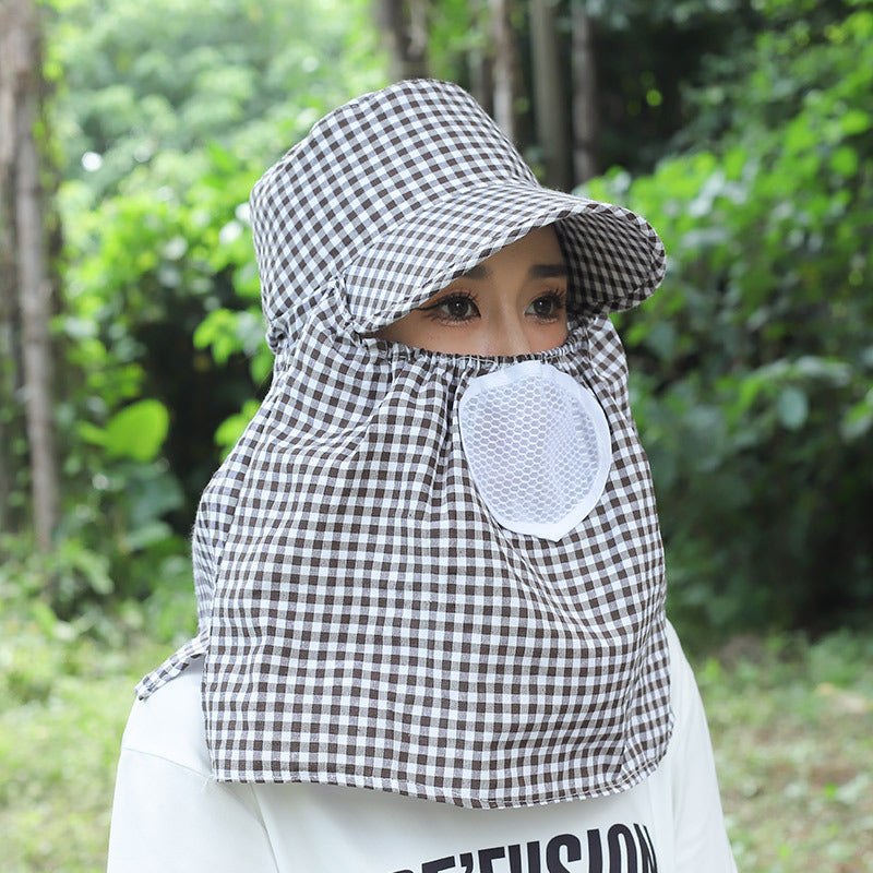 Multi-Purpose Sun Mask Hat 2023, UV400 Full Coverage Breathable Ponytail Design For Women & Men