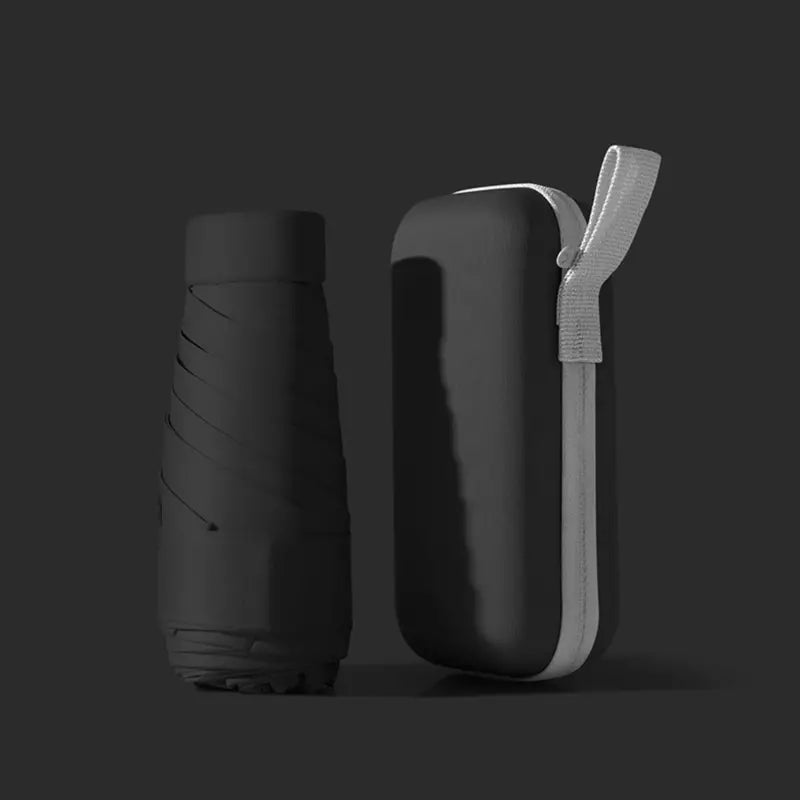 Mini Pocket Umbrella With Case, 15cm to 90cm Lightweight Portable Perfect For Travel, Outdoor Sun & Rain Fashion