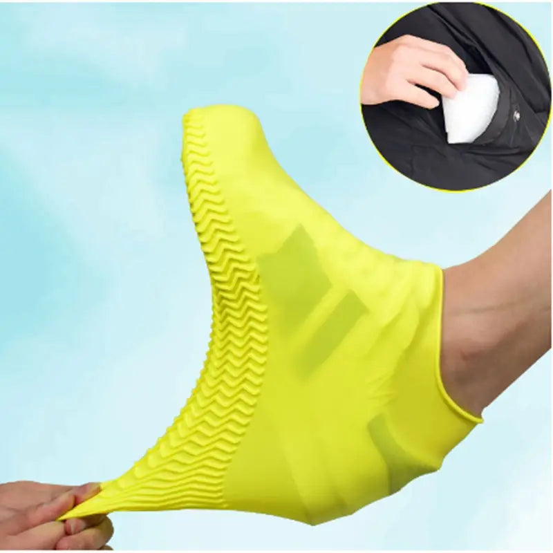 Unisex Waterproof Rain Boot Shoes Cover When Traveling Outdoors