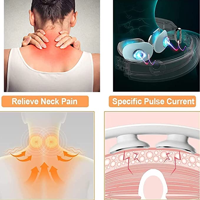 EMS Neck Electric Massage Device Body Shoulder Pain Relief