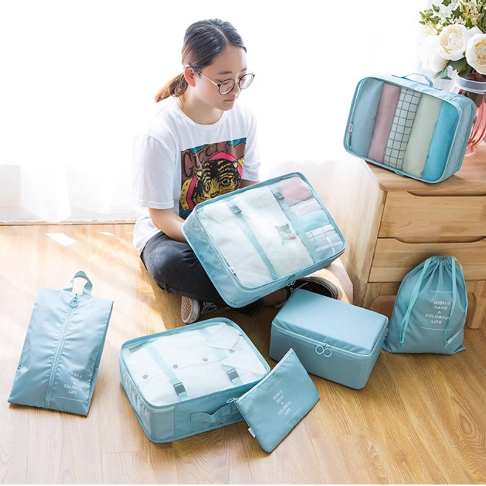 SET 6 BAG OF FOLDABLE ORGANIZER BAG | WITHOUT TROLLY BAG