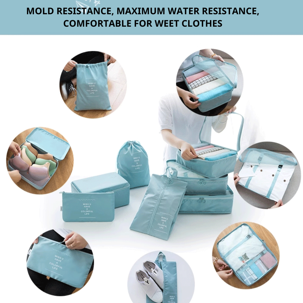 SET 6 BAG OF FOLDABLE ORGANIZER BAG | WITHOUT TROLLY BAG