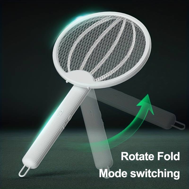 Smart LED Automatic Mosquito Racket, Electric Foldable LED Mosquito Catching Design