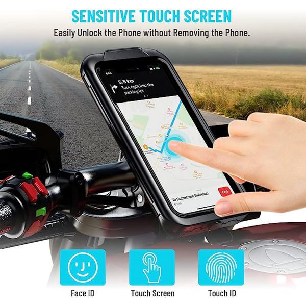 Waterproof 360° Rotation Motorcycle Phone Holder