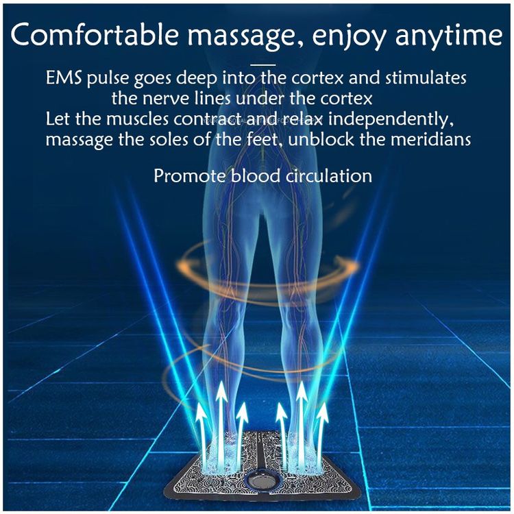 EMS FOOT MASSAGER MAT l Improve health pain relief | Relieve pressure on legs