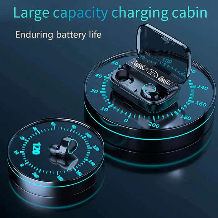 Smart Touch Bluetooth Earbuds With Power Bank