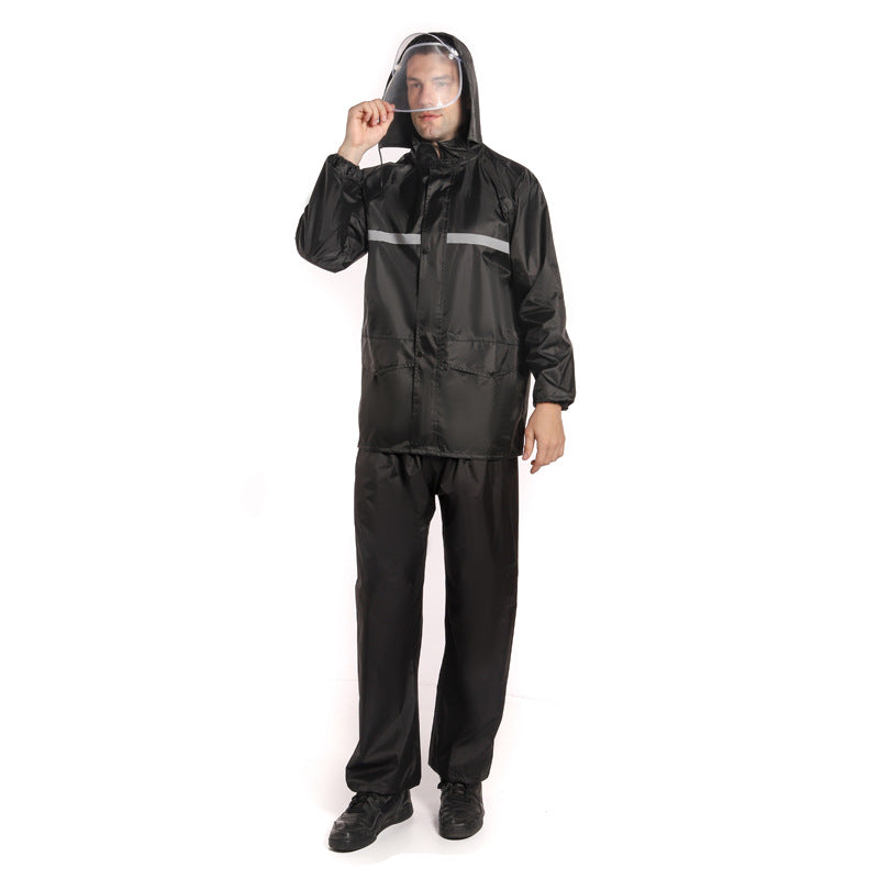 Raincoat Set with Hood and Windshield
