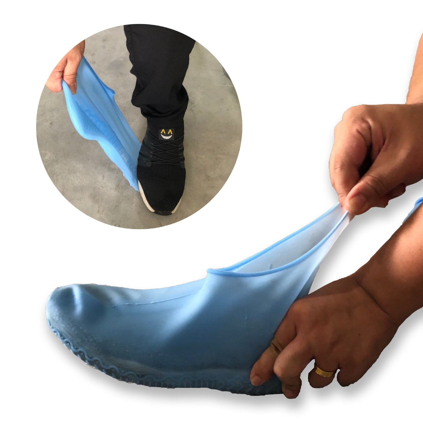 Unisex Waterproof Rain Boot Shoes Cover When Traveling Outdoors