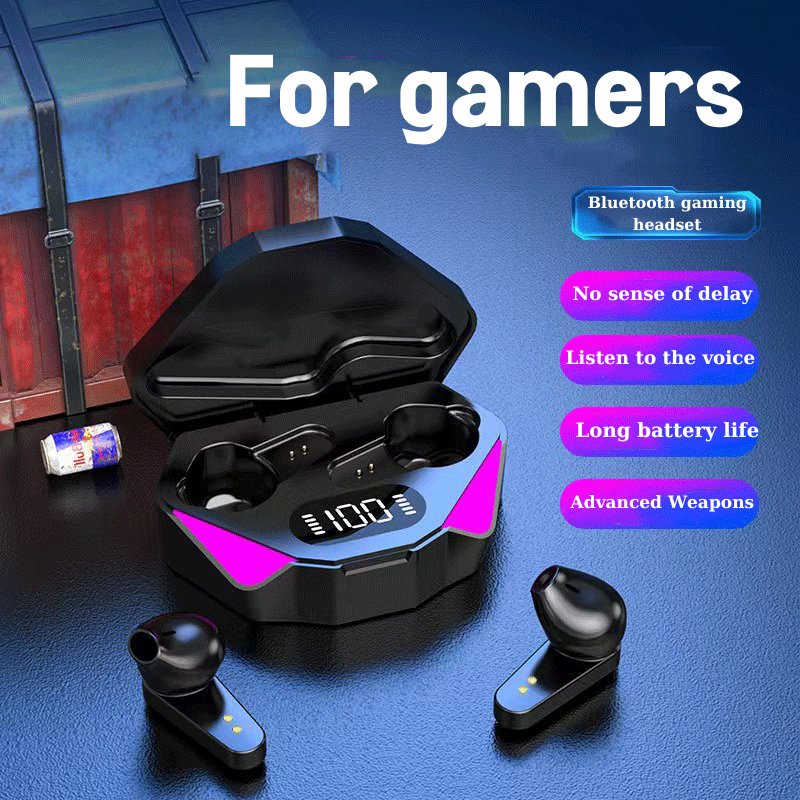 Crystal clear sound gaming wireless headset 5.4