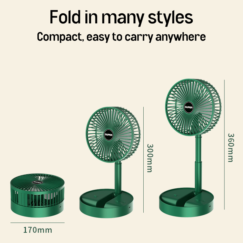 Portable High Speed Wing Desk Fan