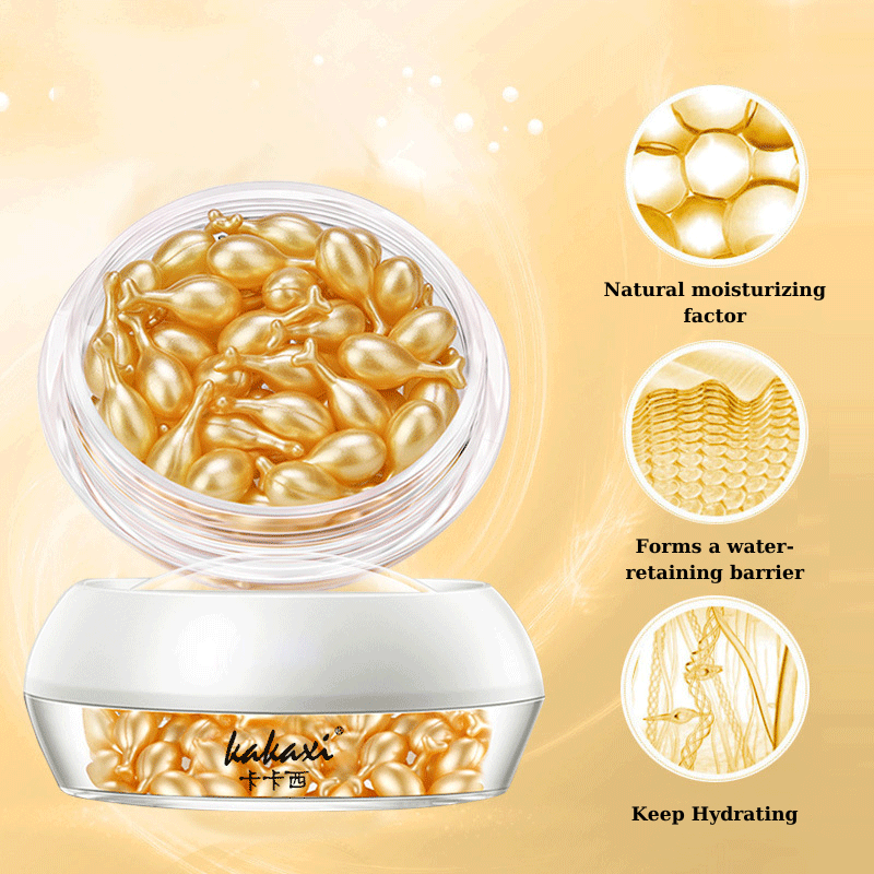 Moisturizing serum with pearl extract nourishes and rejuvenates the skin