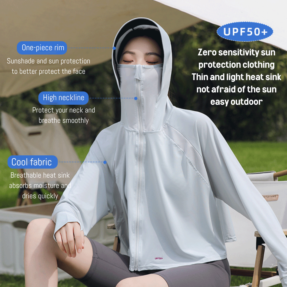 UV Protection Women Cooling Sunscreen Clothes
