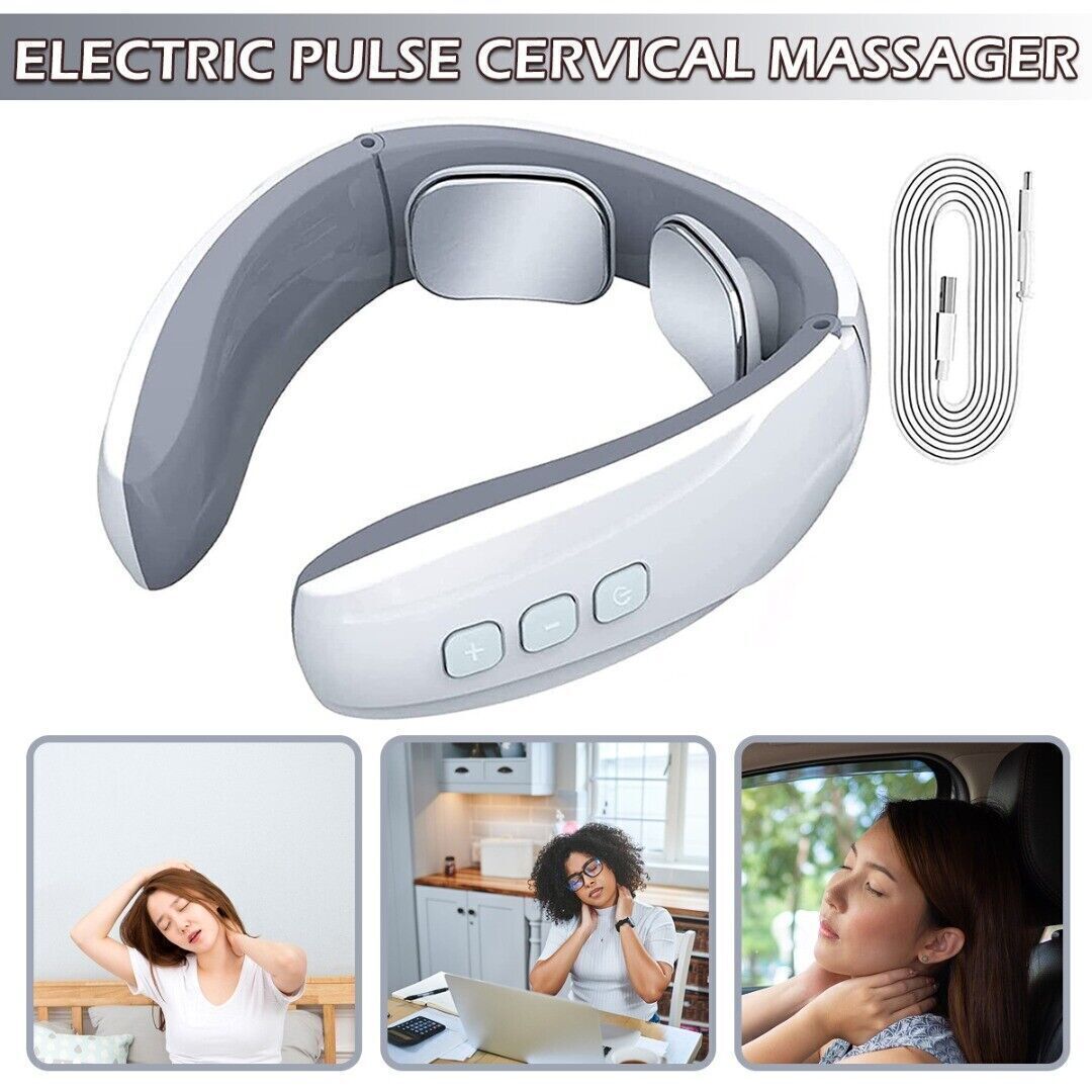 EMS Neck Electric Massage Device Body Shoulder Pain Relief