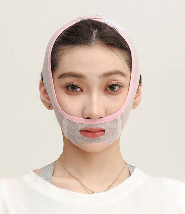 Reusable V Line Mask Facial Slimming Strap, Face Lifting Belt, Double Chin Reducer