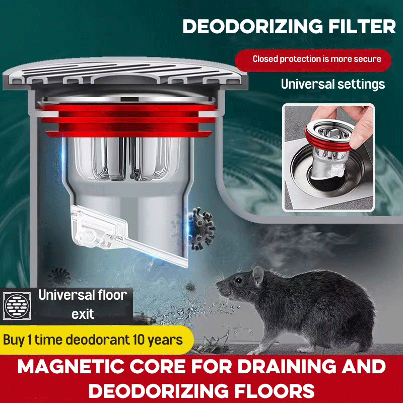 Smart Floor Drain Core Increases The Flow Rate Of Water, Prevents Garbage, Prevents Insects And Odors