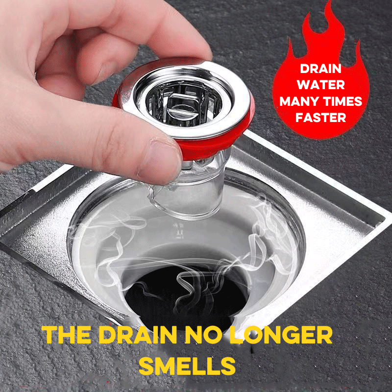 Smart Floor Drain Core Increases The Flow Rate Of Water, Prevents Garbage, Prevents Insects And Odors