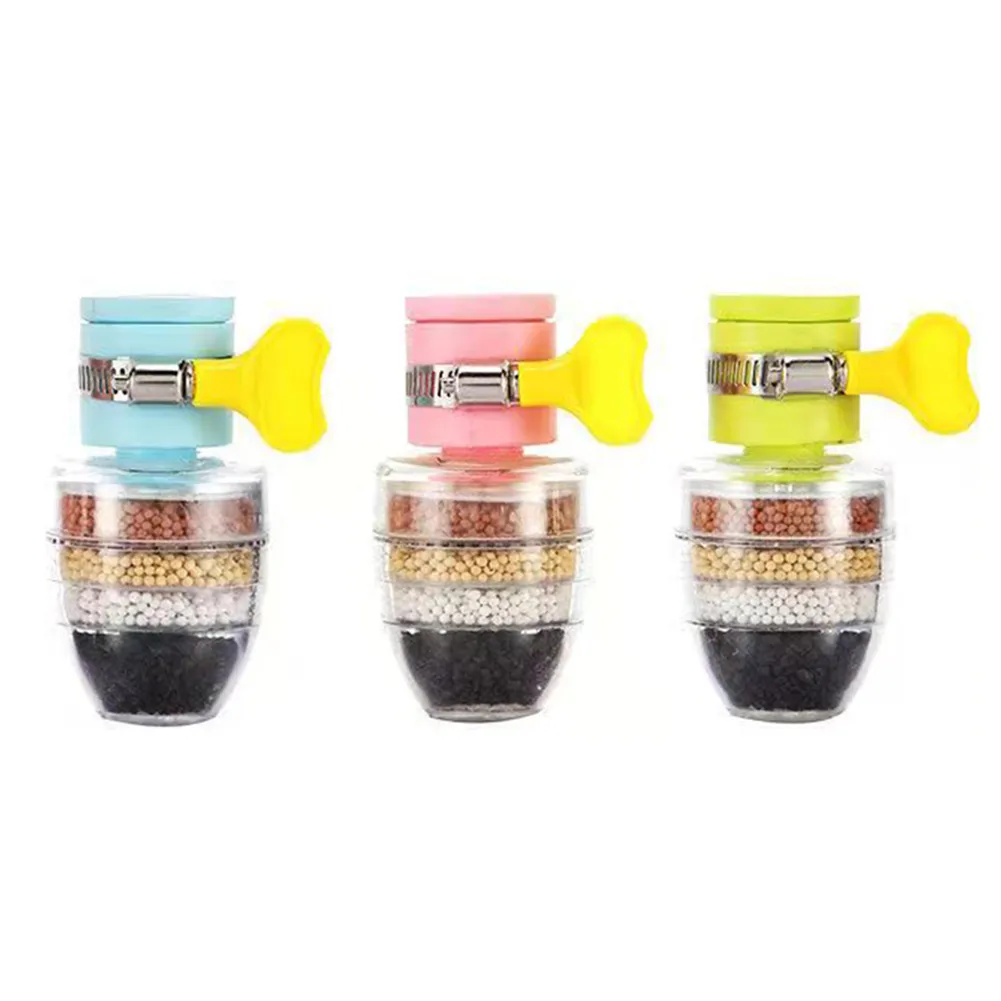 6 Layers Water Filter for Home Water Purifier Filter Activated Carbon Filtration Tap Water Mini Faucet Filter Kitchen Accessory