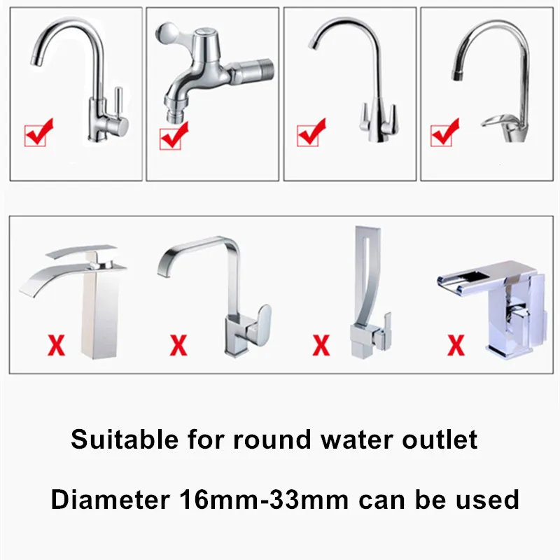 6 Layers Water Filter for Home Water Purifier Filter Activated Carbon Filtration Tap Water Mini Faucet Filter Kitchen Accessory