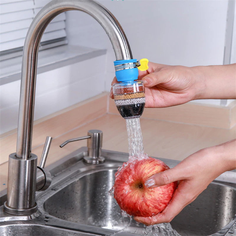 6 Layers Water Filter for Home Water Purifier Filter Activated Carbon Filtration Tap Water Mini Faucet Filter Kitchen Accessory