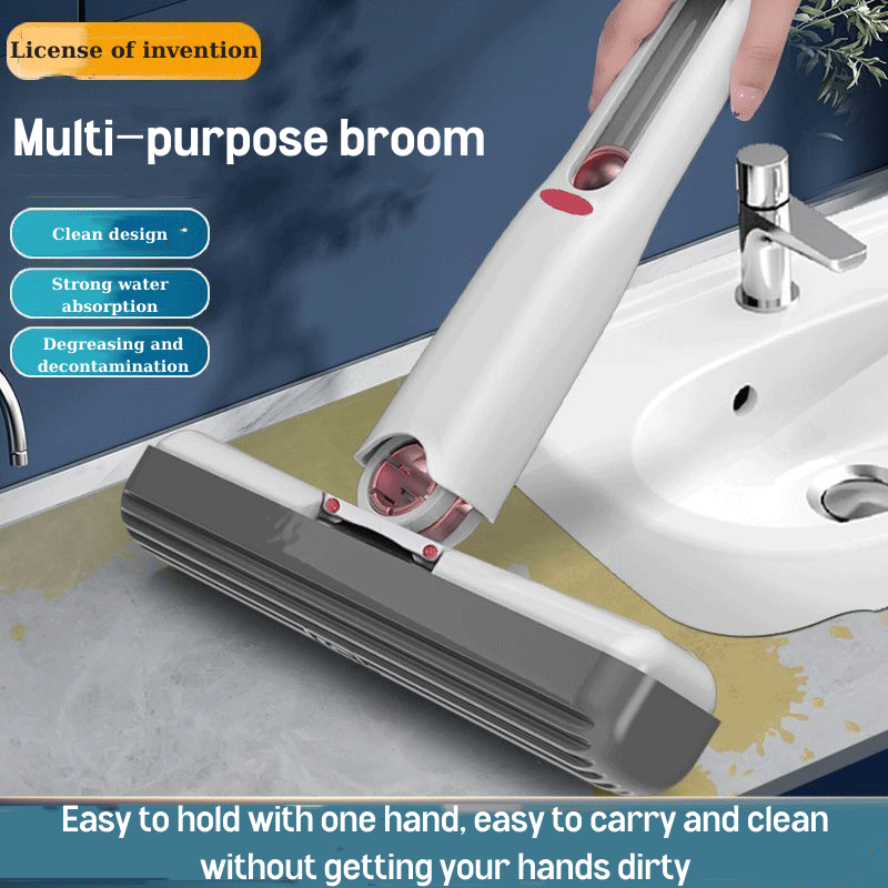 Portable Small Mop, Eliminate the need to clean and dirty hands