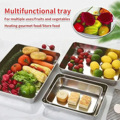 Stainless Steel Japanese Style Tray