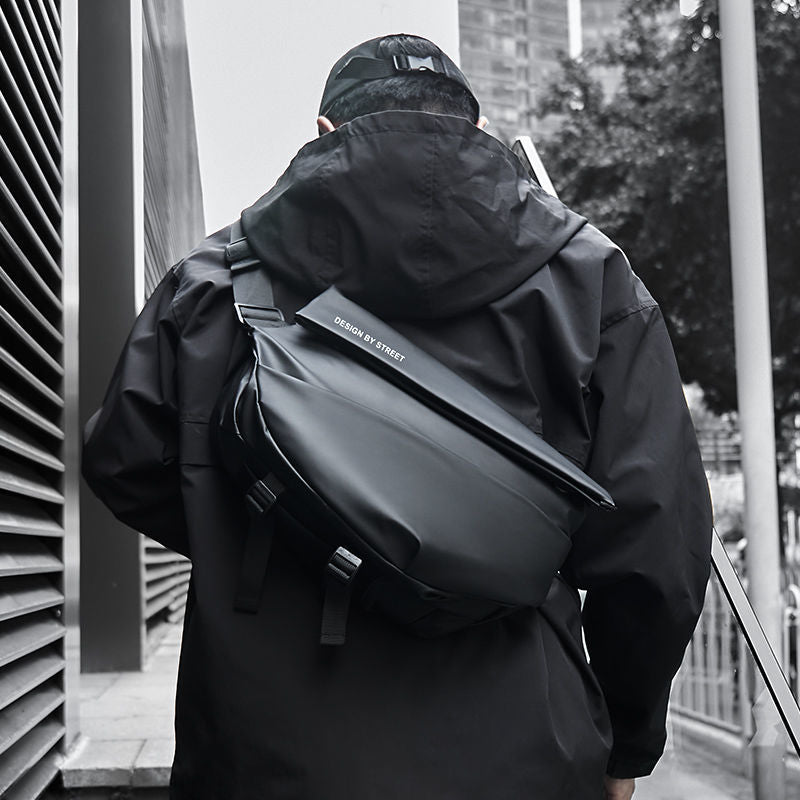 Men's fashion simple travel crossbody bag
