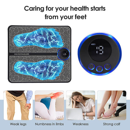 1 EMS FOOT MASSAGER MAT l Improve health pain relief | Relieve pressure on legs