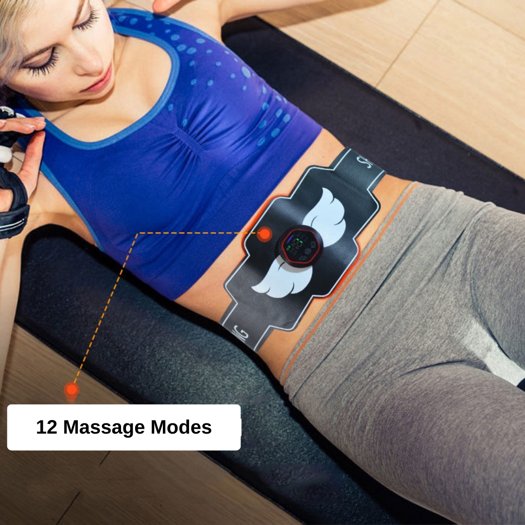 EMS BELLY MASSAGE BELT | Vibration Massage Reduce Excess Fat | EMS Vibration Stimulate Muscles