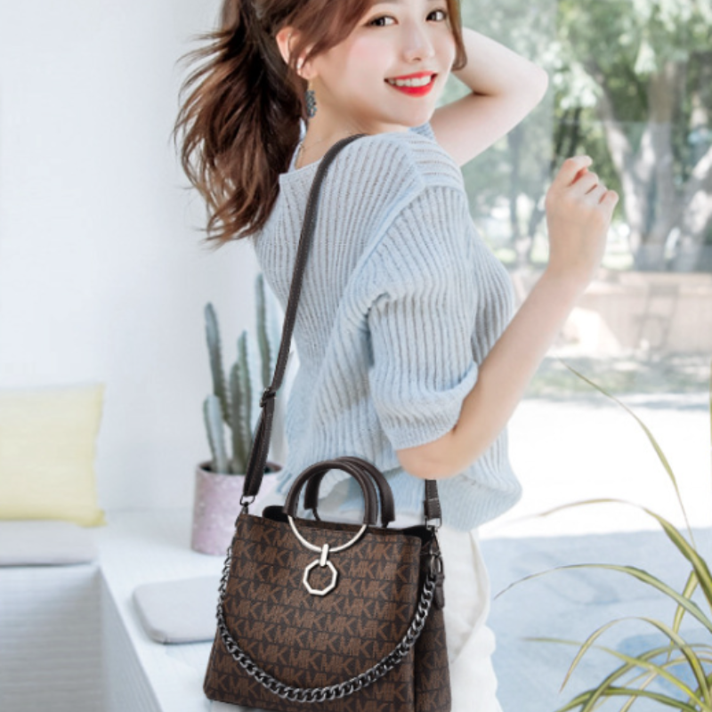 High-end Leather Top-handle Bag 3 Layers Luxury Woman Bags Designer  Handbags Purses Fashion Brand